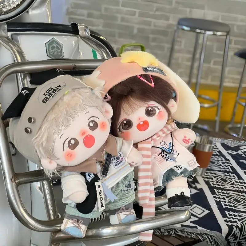 

20 см хлопковая кукольная одежда, хлопковые головные уборы для кукол Y2K, куклы-идолы, наряд с кроликом, аксессуары для кукол