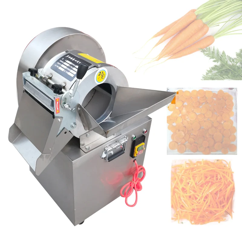 

Electric Vegetable Cutting Machine Cutter Slicer Cabbage Chilli Potato Onion Slice Strip Dice Cutting Machine