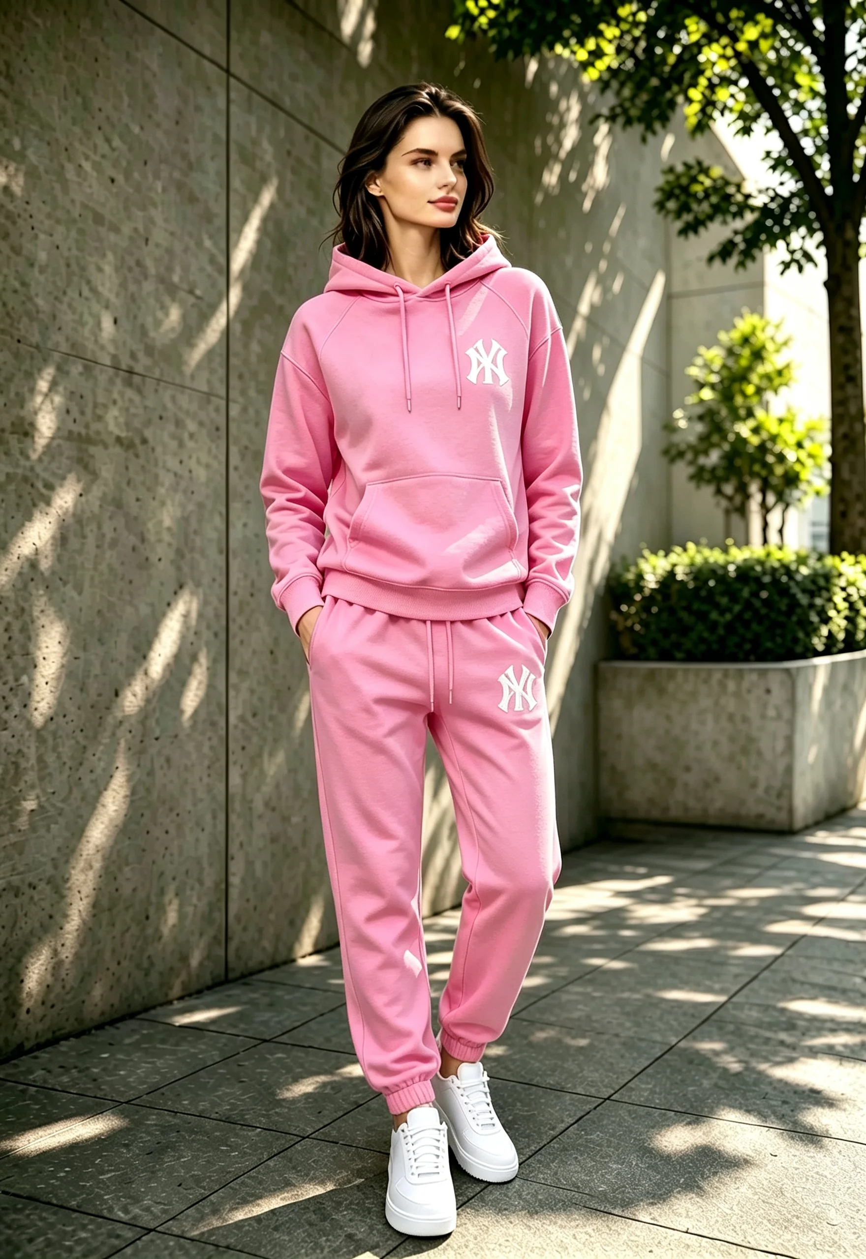 Fitness & Nutrition Lab - Woman running and fitness fashion casual