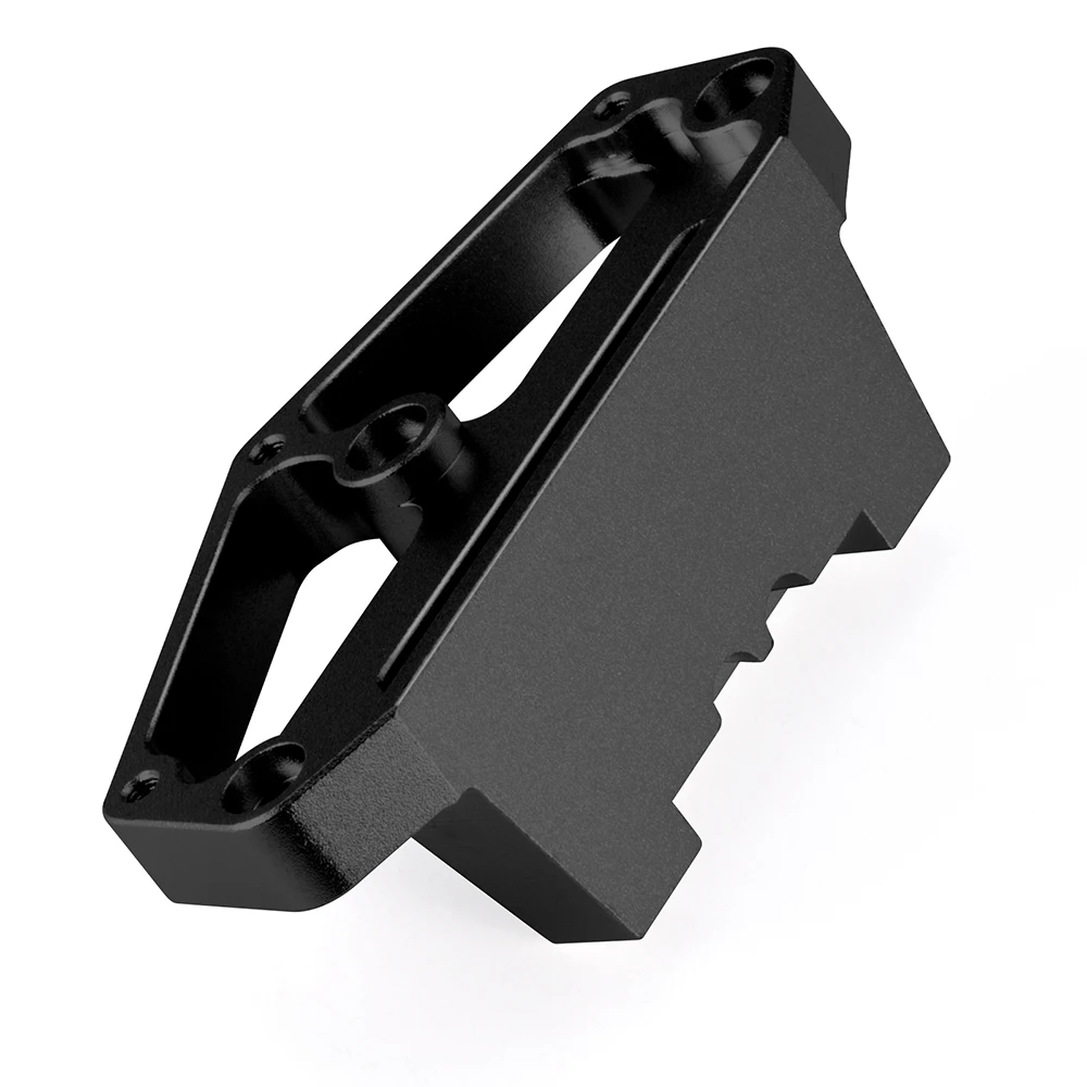 AXSPEED-Soporte de fijación de brazo inferior delantero de aleación de aluminio para fiambrera Tamiya 1/12 RC Car Monster Truck, piezas de mejora