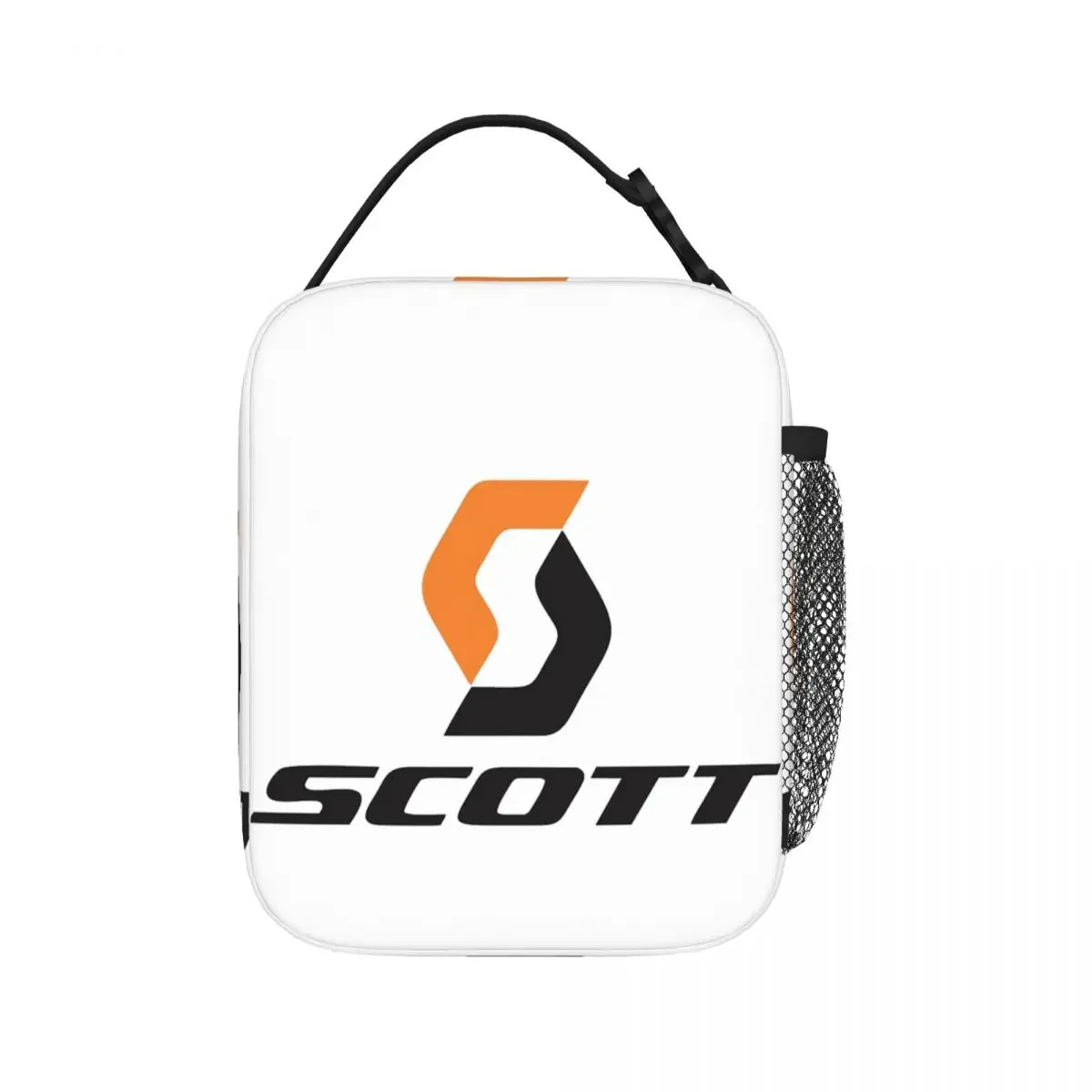 Scott Logo sepeda tas makan siang terisolasi Tote makan siang kotak Bento anti air tas piknik anti bocor untuk wanita kerja anak-anak Sekolah