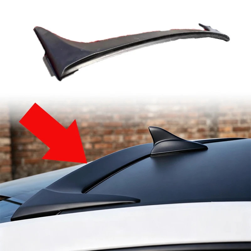 Roof Spoiler Top Wing Body Kit Exterior Rear Window Upper Lip For Hyundai Genesis Coupe 2009 2010 2011 2012 2013 Car Styling Aer