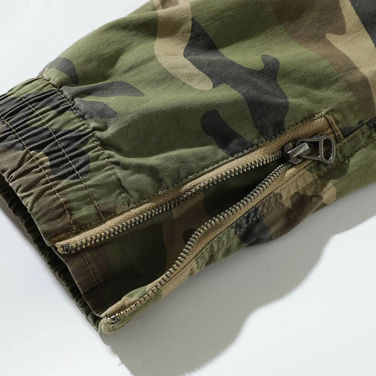 Pantalones Cargo de camuflaje con múltiples bolsillos para hombre, ropa deportiva holgada de algodón puro a la moda para deportes al aire libre, resistente al desgaste, informal