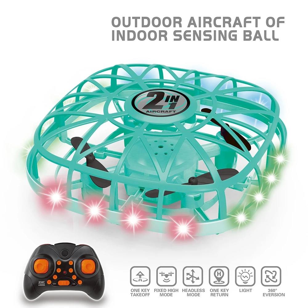 Anti-collision Remote Control Flying UFO Helicopter Gesture Sensor Ball Aircraft Mini RC Drone Toys Induction Plane Quadcopter