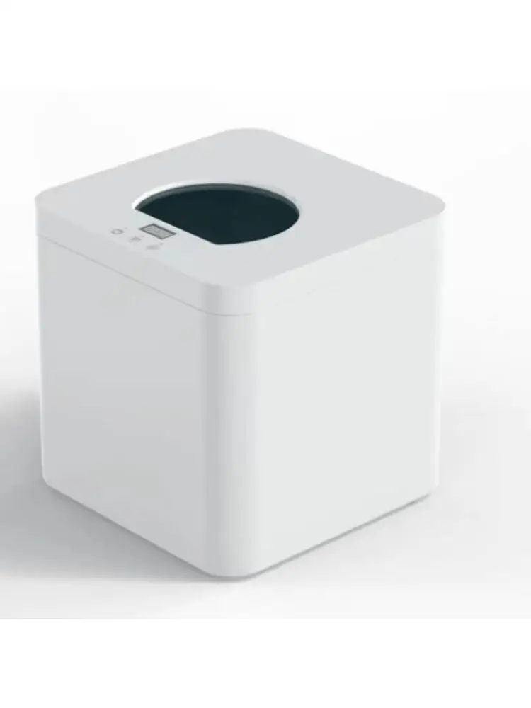 2.5L Electric Kitchen Compost Bin Automatic Food Waste Composter Odorless With Magnetic Lid For Home Use Kitchen Waste Composter