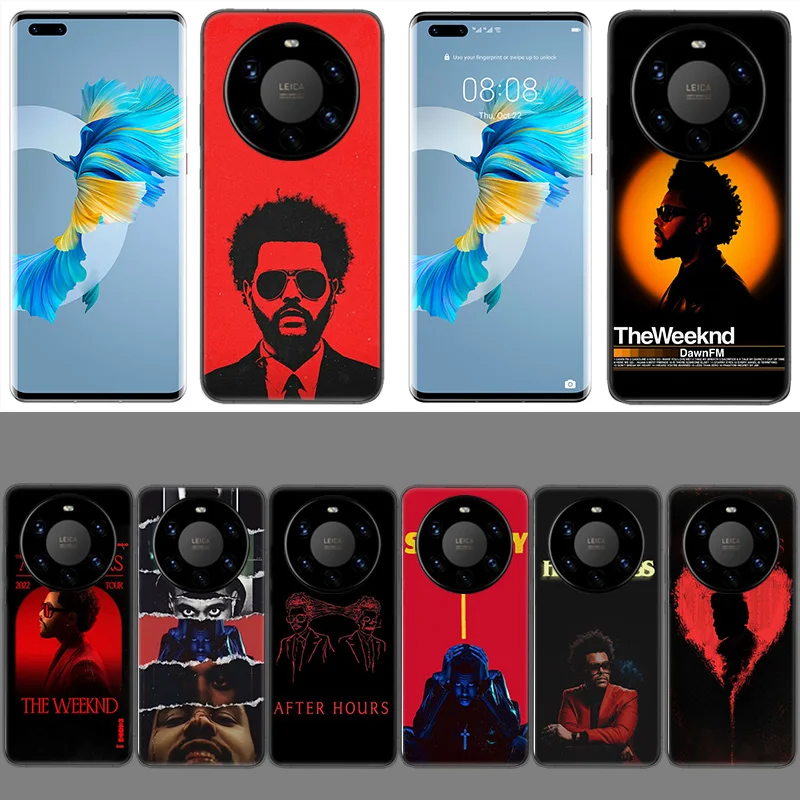 The W-Weeknd M-Minimalist P-Poster Coque Case For Huawei Phone P40 P30 Lite P50 P20 P10 Mate 40 30 20 10 Pro TPU Cover Transpare