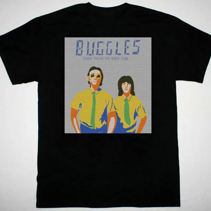 The BugglES BAND POSTER bLACK t-SHIRT SHORT SLEEVE aLL SIZES s TO 5xL