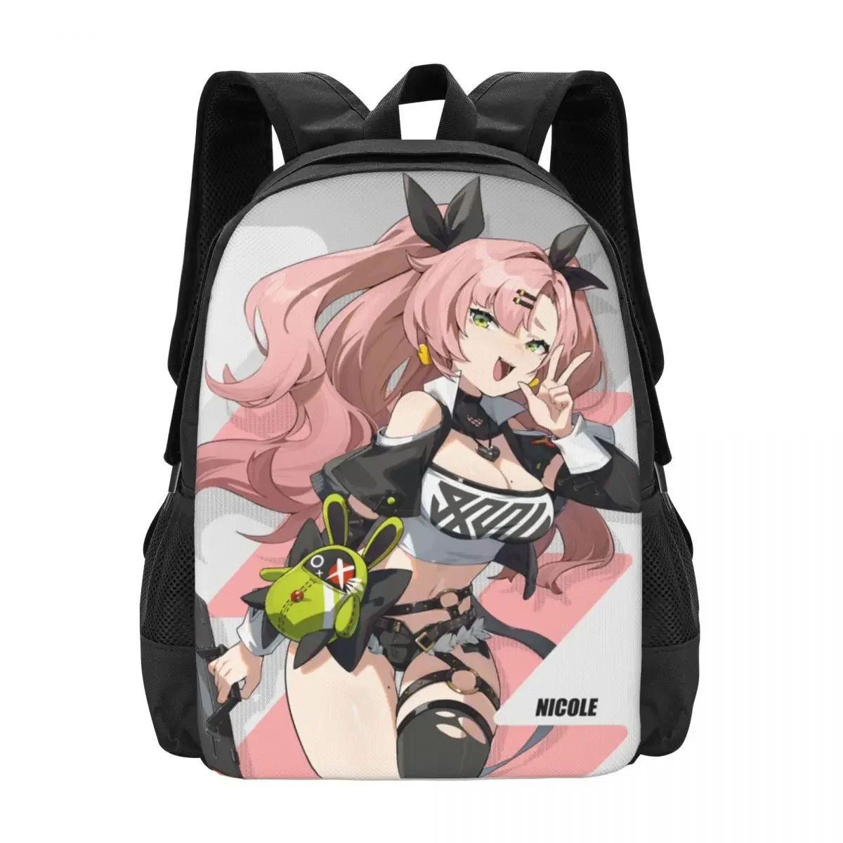 حقيبة ظهر للكمبيوتر المحمول للسفر من Anime Game Zenless Zone Zero ZZZ، حقيبة كمبيوتر مدرسية للكلية التجارية هدية للرجال والنساء #6