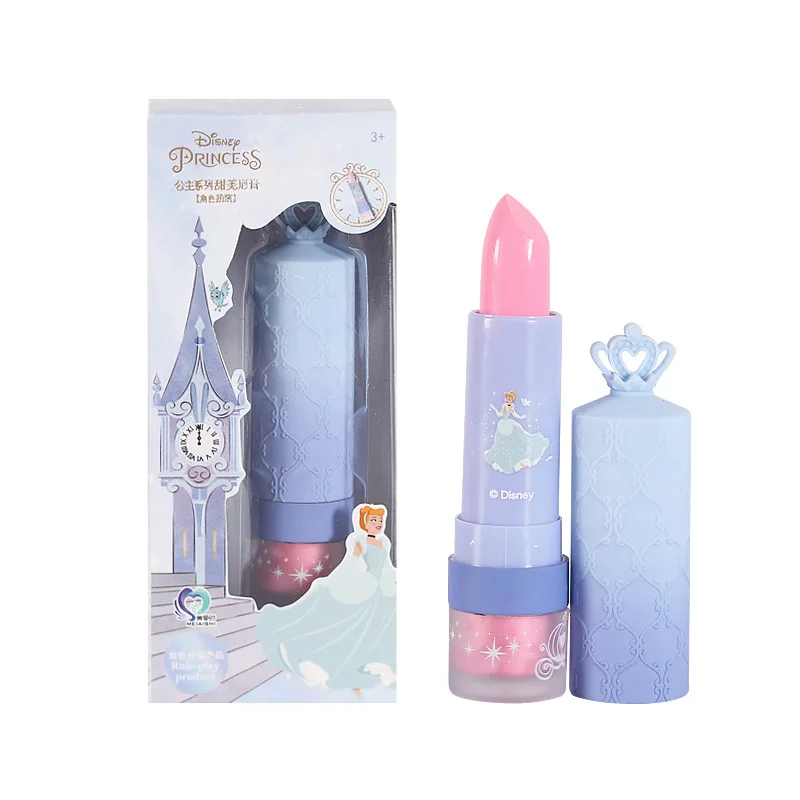 Disney girls frozen princess elsa real Lipstick Cosmetics Make up set Beauty makeup box con scatola originale regalo di compleanno per bambini