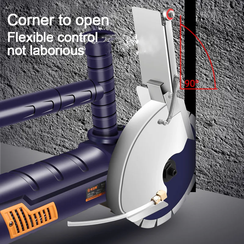Machine à rainurer les murs électriques 4500 W 220 V, moteur monolithique portatif sans balais, scie circulaire pour béton renforcé, outils électriques