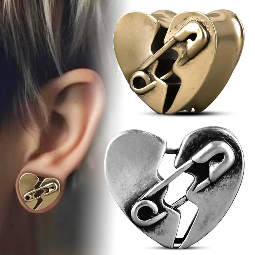 1PC Copper Hear Tpaper Clip Ear Gauges Plugs Earring Gauges Plugs Expanders Gauges Earring Stretchers Piercing Body Jewelry