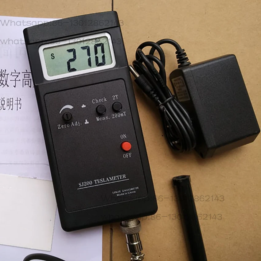 

SJ200 Digital Gauss Meter Static Magnetic Field Detector Handheld Gauss Meter 0-200mT-2000mT