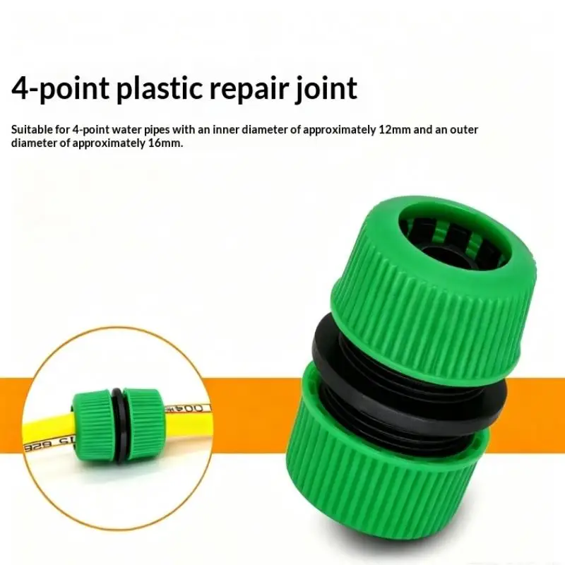 5Pcs Flexible Hose Connectors Quick Connect Water Pipe Fittings Water Pipe Extension Connectors Garden Drip Irrigation Gift