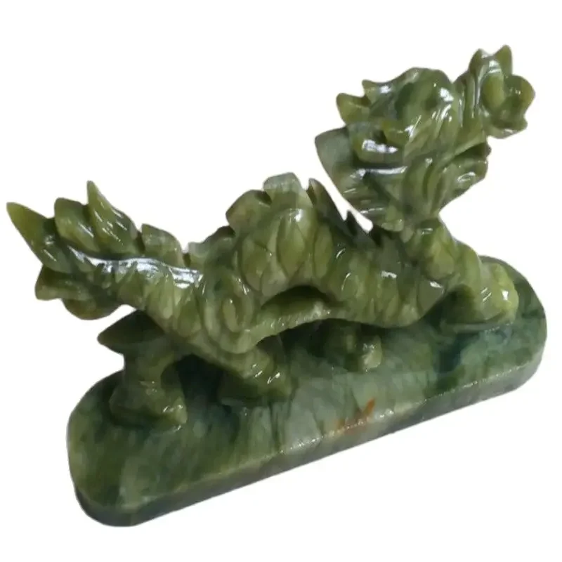 100% China's Natural Jade Statues Of Hand-Carved Statues Of Dragons