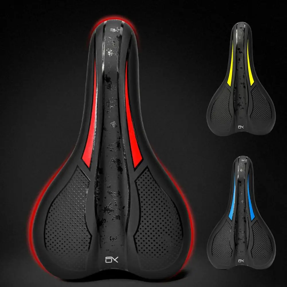 

Bicycle Saddle Breathable High Elasticity Streamlined Mountain Bike Cycling Saddle Cycling Supply