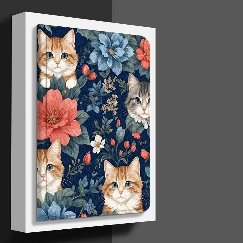 Cartoon Cute Cat Anime Tablet Case For Honor Tab Pad 6 7 8 9 X8 V7 V8 X9 13 X8a X9a Pro 10 Magic GT GT2 10.1 13.3 Inch