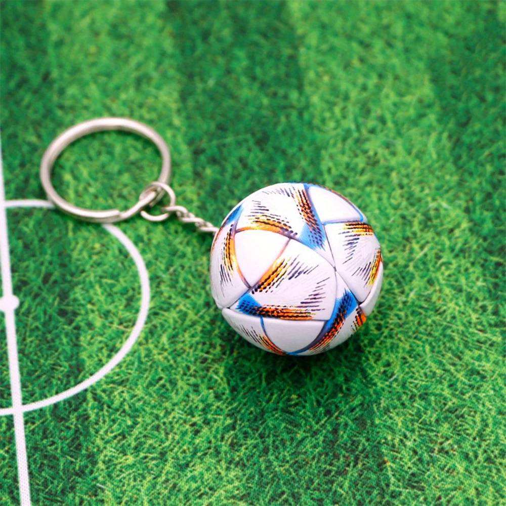 Soccer and Football Keychain Set - Men Soccer Fans Keychain Pendant Perfect Souvenir and Gift for Sports Fans