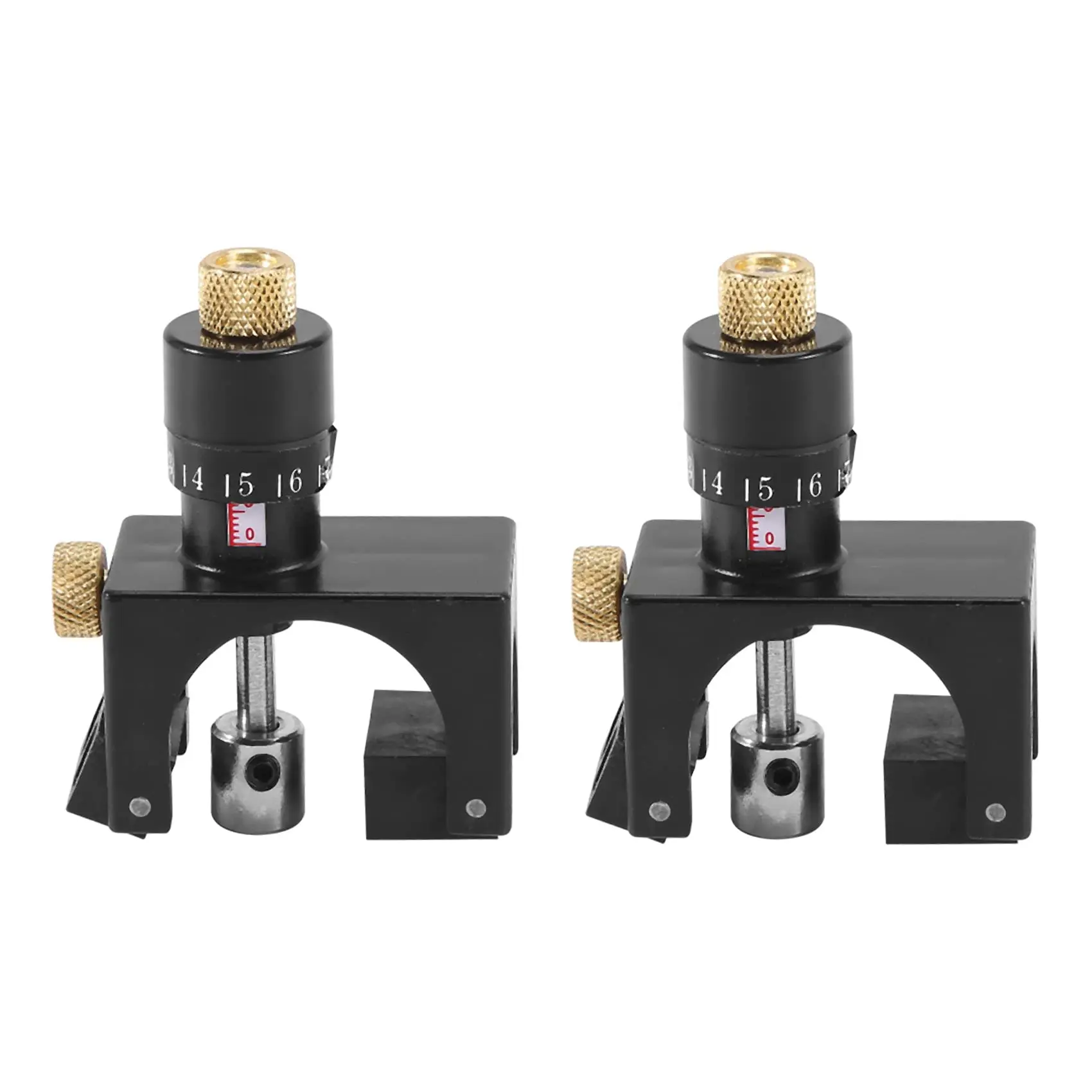 2PcsWoodworking Magnetic Planer Blade Setting Jig Adjustable Magnetic Planer Jointer Knife Blade Vernier Height Setter Jig Gauge