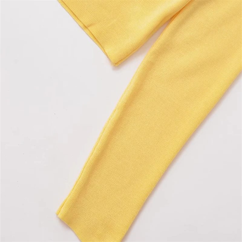 KEYANKETIAN 225, осенний новый женский тонкий желтый вязаный топ, простой стиль, однобортный тонкий вязаный кардиган с круглым вырезом и длинными рукавами