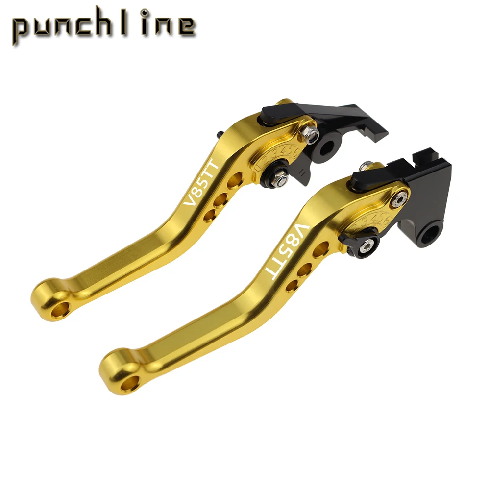 Fit For V85TT 2019-2023 V85 TT Short Brake Clutch Levers Motorcycle Accessories Parts Adjustable Handle Set