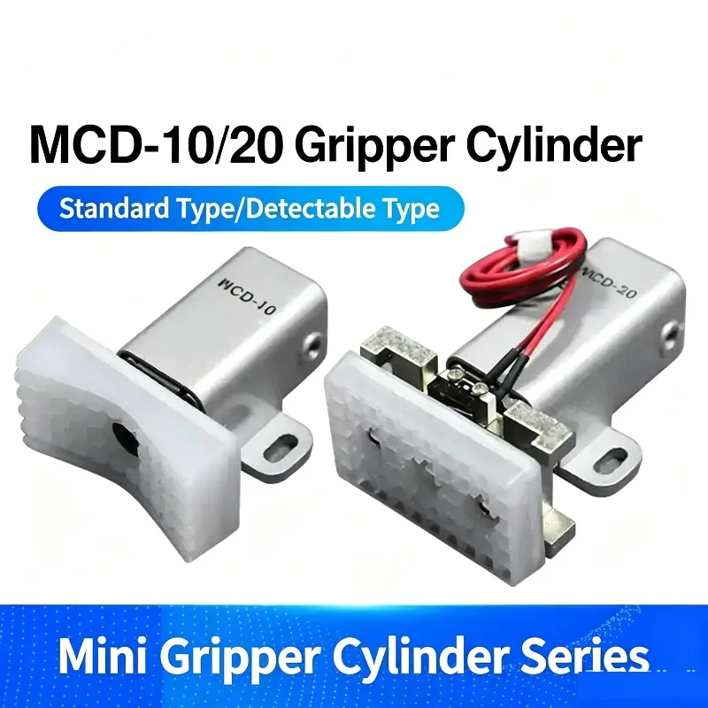 Manipulator Parts For MCD Series Fixture Small Mini Pneumatic Air Cylinder With Silicone Patch