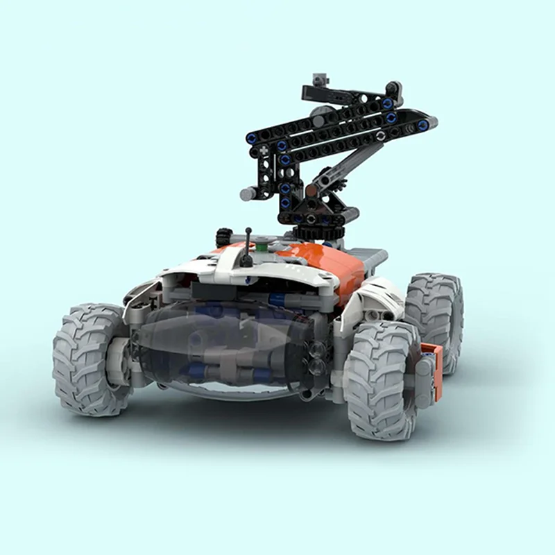 472 pçs moc material manuseio guindaste mod modelo técnico blocos de brinquedo construção diy idéia educação presente natal crianças