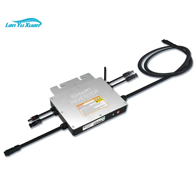 SG600W 700W 800W MPPT Grid Tie Solar Inverter PV Smart Mikro Operasi Tegangan Rentang 20V-60V Pemantauan WIFI