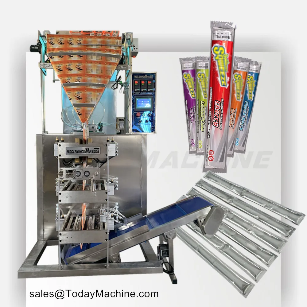 Multi Lane Stick Pack Automatic Liquid Energy Gel Packaging Machine