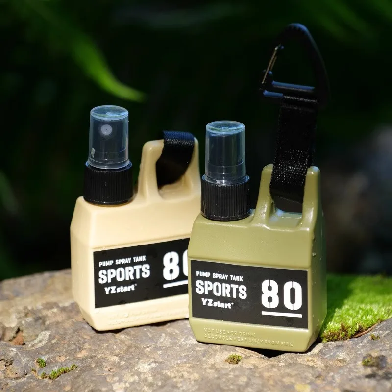 80ml Pump Spray Bottle Portable Empty Cosmetic Containers with Buckle Alcohol Perfume Refillable for Outdoor Camping Hiking image 4