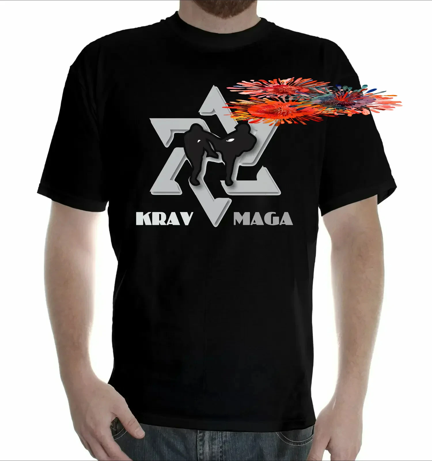 MMA Combat Training KRAV MAGA Israel Self Defense Martial Art T-Shirt 100% Cotton O-Neck Short Sleeve Summer Casual Mens T-shirt