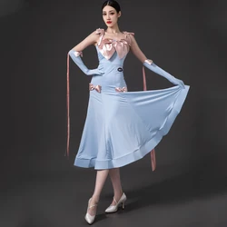 2023 Modern Dance Clothes For Women National Standard Dance Performance Costumes Chacha Rumba Ballroom Dance Dresses DN14906