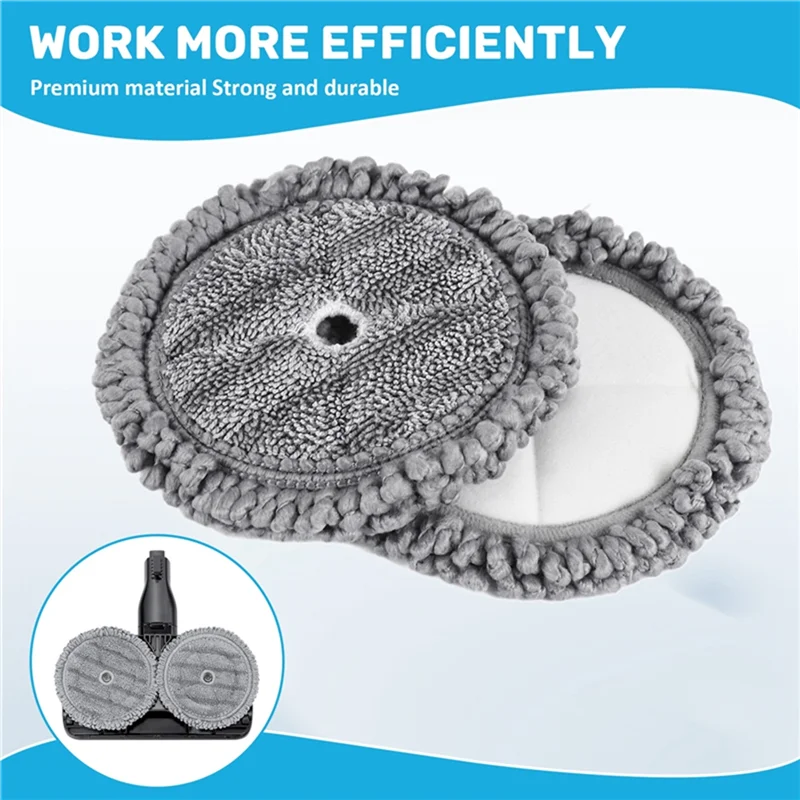 AA76-10Pcs aspiradora Robot máquina fregadora paño de limpieza repuesto almohadillas de fregona trapos para paño de mopa de vapor A9