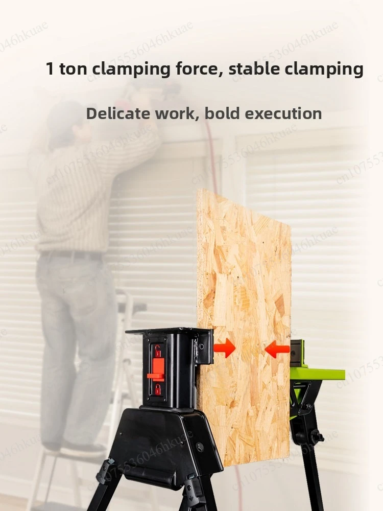 

Large Coverage Clamp Support, Upgraded Stable Fixture Design, Lightweight Folding Workbench for Fixing Work