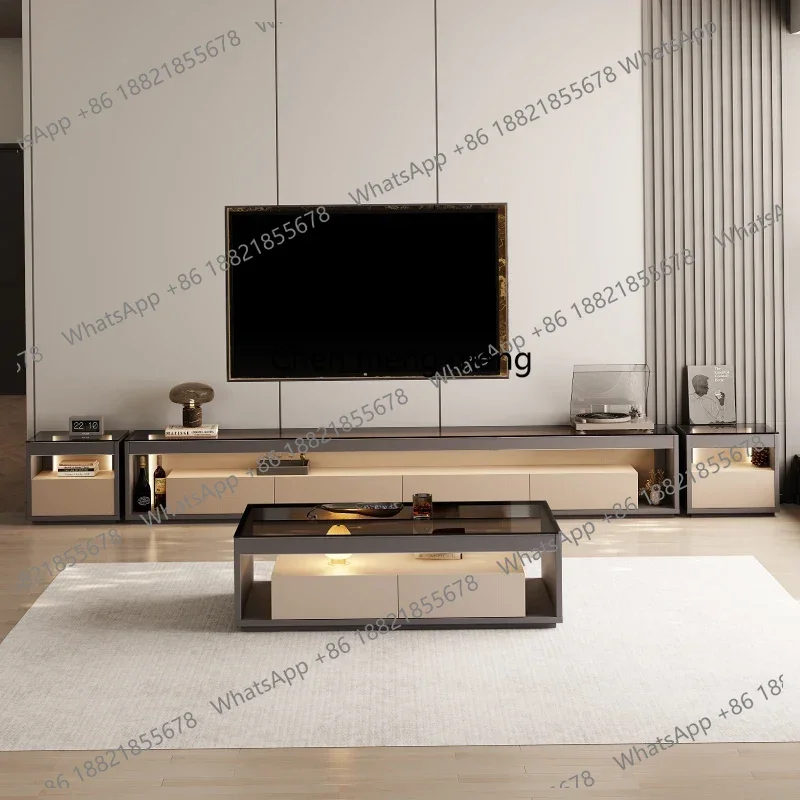 

Универсальная тумба под телевизор Drawers Center: дизайнерский современный скандинавский роскошный комплект для гостиной, напольный столик для ТВ