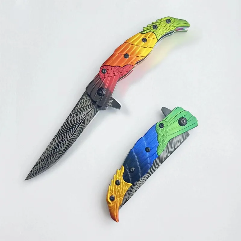 Folding Pocket Knife Outdoor Survival Tactical Knife Camping Hiking Hunting Knives For Self-defense EDC Rescue Multi Tool