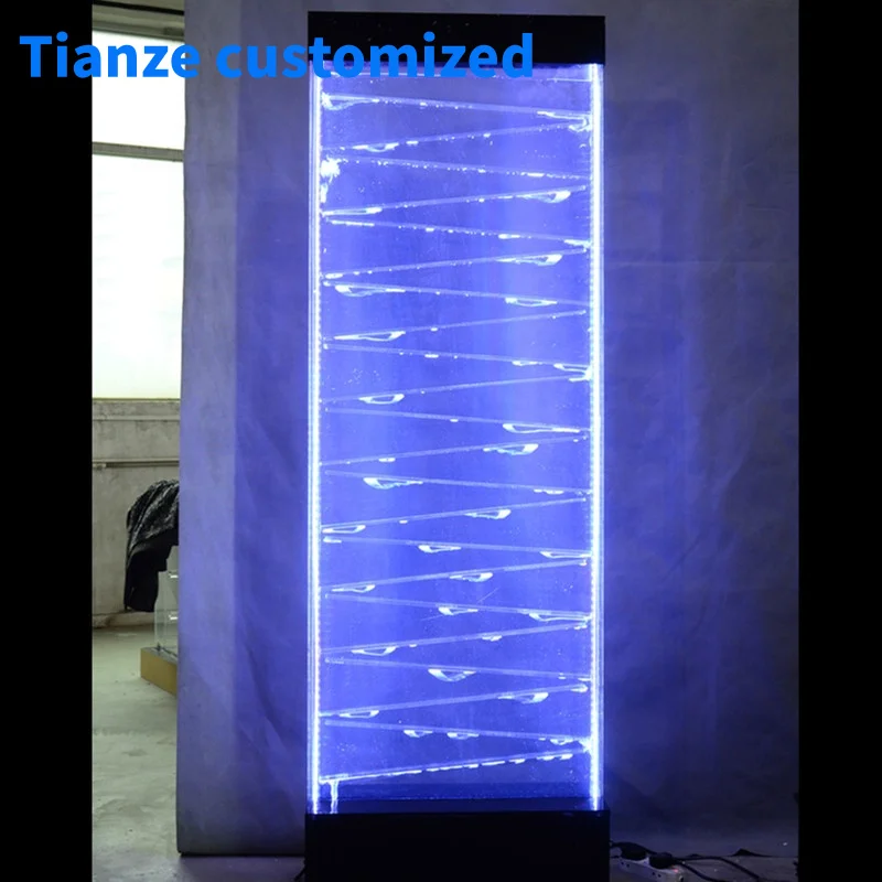 (Customized) top quality decor cheap led changing lights lights water bubble lighting wall