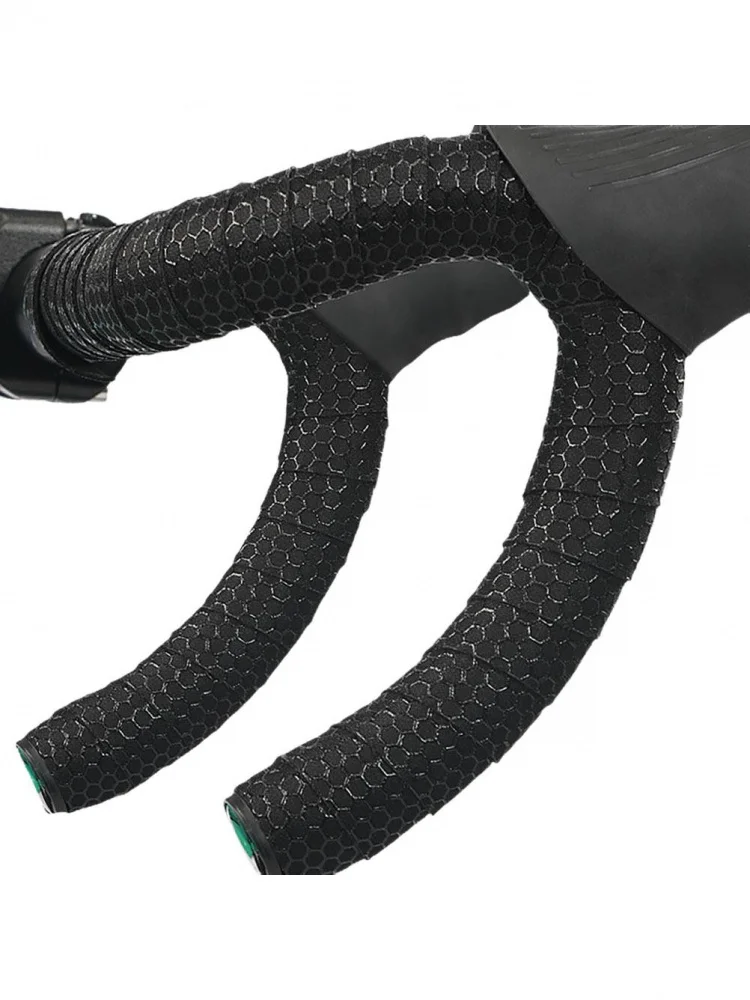 AliExpress NONE Honeycomb Silicone EVA Bike Handlebar Tape, Non-Slip Breathable Elastic Bar Wrap for Road Bike, Fixie Drop Bar Cycling Accessory