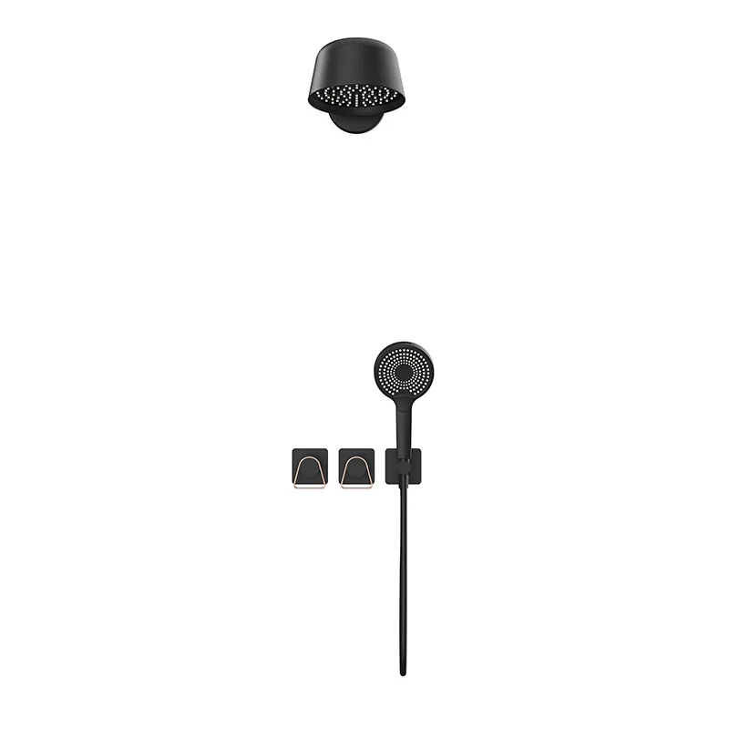 Innovative Chandelier Concealed Homestay Project Minimalist Hotel Project Hot And Cold Concealed Embedded Shower Set Minimalist