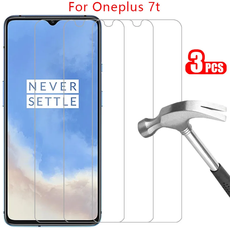 Защитное закаленное стекло для oneplus 7 t, защита экрана на oneplus 7t, 7 t, t7, one plus plus7t, пленка для телефона, стекло 9h, omeplus, onplus