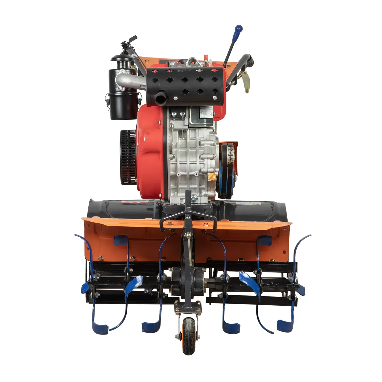 Multifunctional Two-Wheel 178F 7HP fuel Power Tiller High Productivity Small Farm Cultivator for Ditching