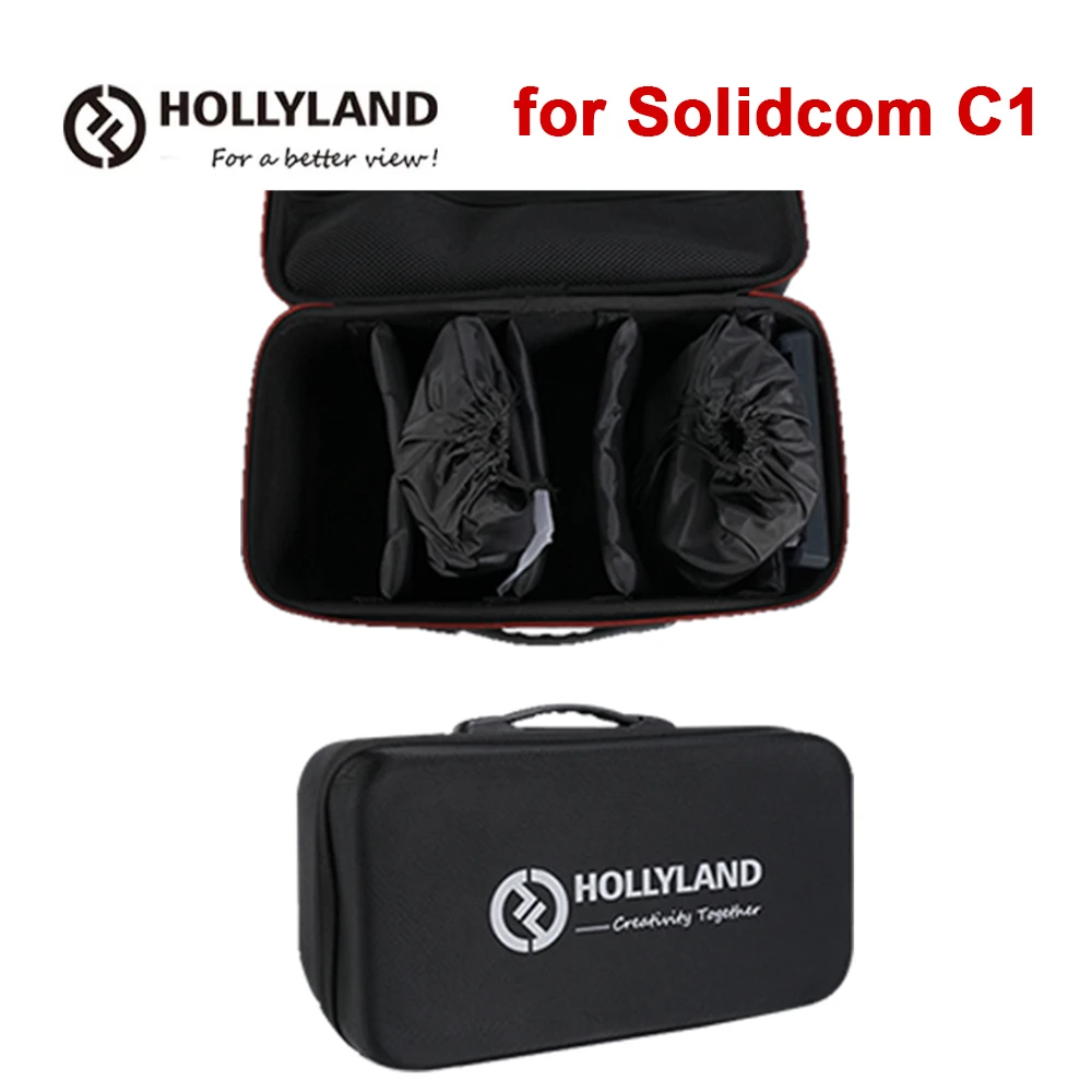 Hollyland Storage Carry Bag Protective Case Big Size for Solidcom C1 4s c1 2S c1 3S C1 6s 4-Person 6-Person Intercom Systems