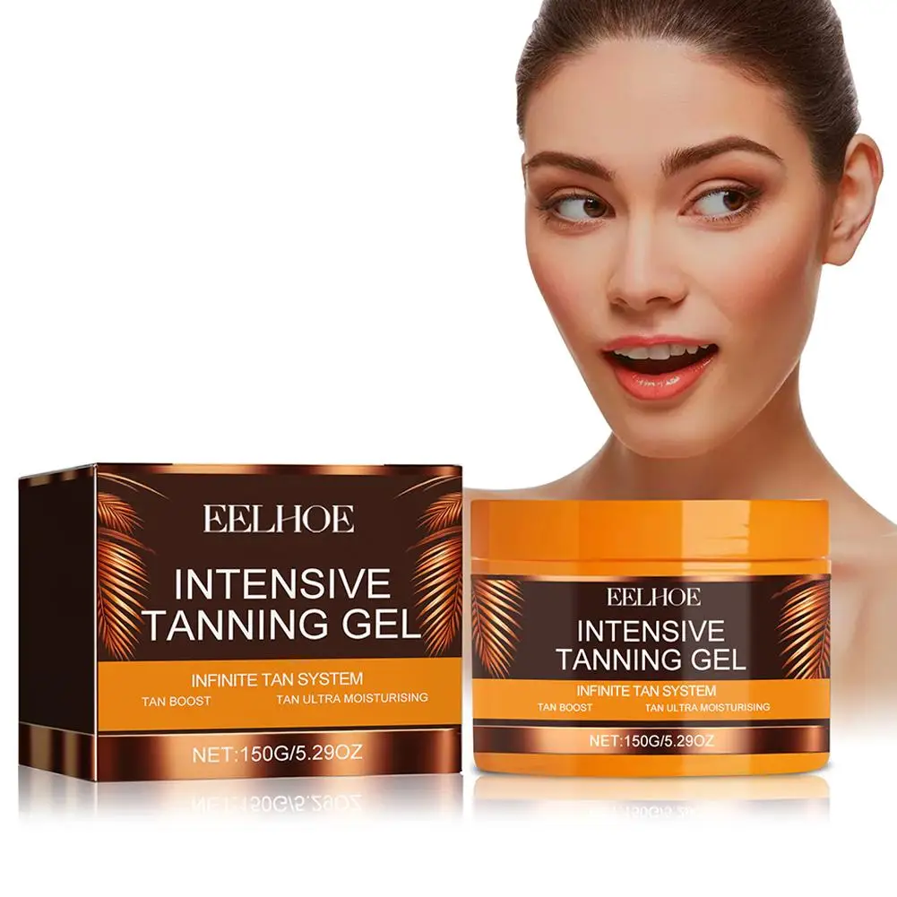 

150ml Intensive Tanning Gel Tanning Cream Tanner Self Cream Face Solarium Hot Tanners Self Oil Lotion Body Cream Bronze T6x1