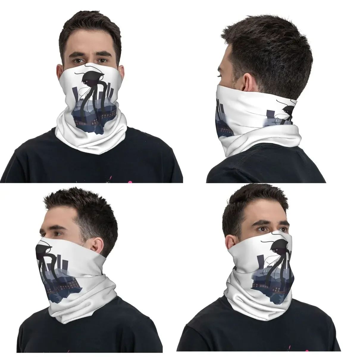 War Of The Worlds Martian Tripod Bandana Neck Gaiter Printed Mask Scarf Cycling Scarf Riding For Men Women Adult Windproof