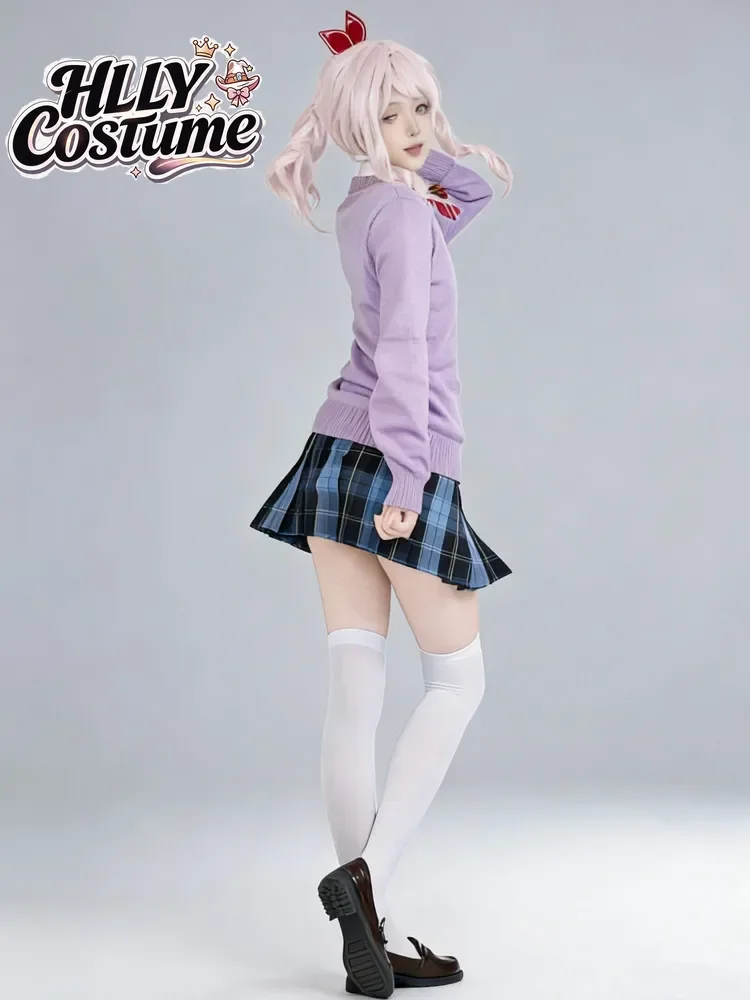 Akiyama Mizuki Project Sekai Anime Shinonome Ena Cosplay Costume Women JK Dress Shirt Coat Skirt Tie Halloween Party Suit