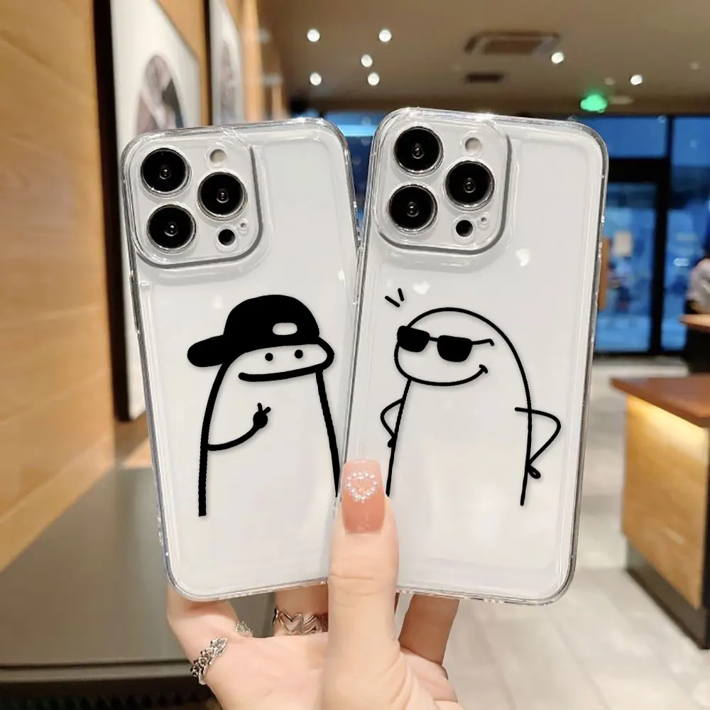 Funny Cute Matchman Clear Phone Case For Samsung Galaxy S26 S25 S24 S23 S22 S21 S20 FE S10 PLUS S30 S11 ULTRA EDGE Case Shell