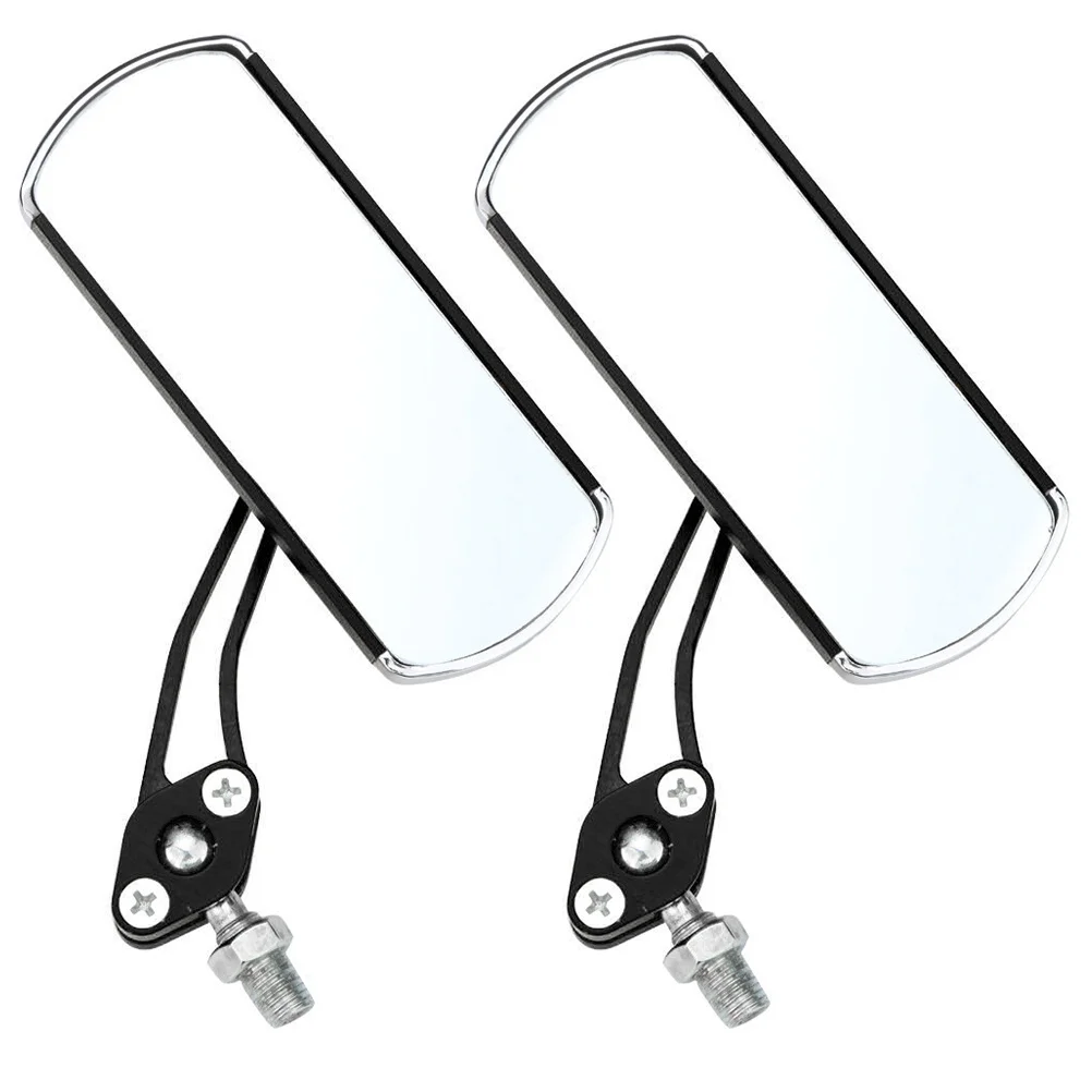 

Adjustable 360 Degree Bike Handlebar Mirror Pair High Definition Wide Angle Rear View Mirror for 13-35Mm Handlebars Silver