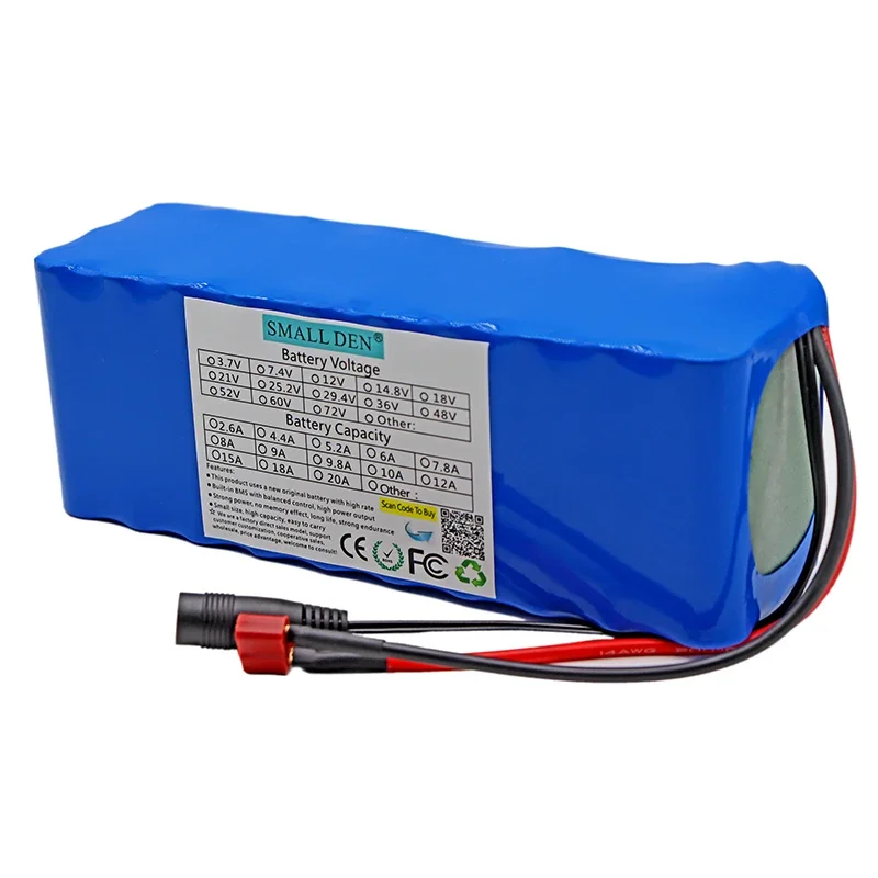 New 36V 7.8Ah 18650 ebike Lithium Battery Pack 10S3P With BMS Li-ion Cell For E-two wheelers Scooter Motorcycle+42V 2A Charger