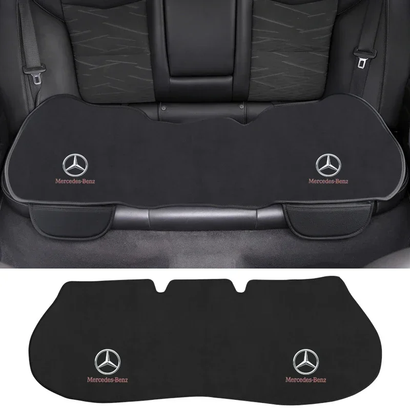 1PCS Car Seat Cushion Non-Slip Cover Ice silk Velvet Plush for Mercedes Benz B/C/E/S Class A Class C200L GLC GLK New CLA GLA