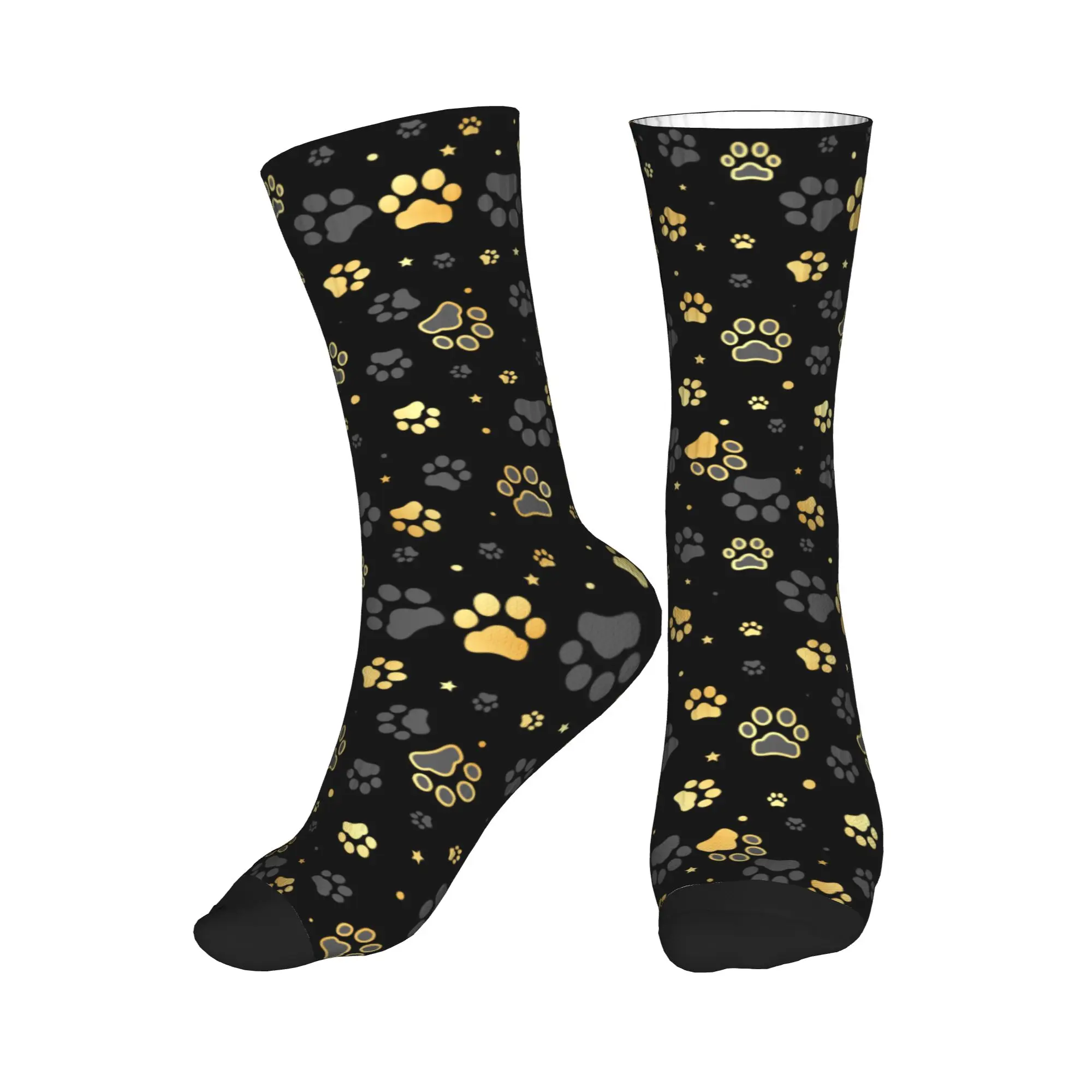 

Kawaii Animal Footprint Dog Paw Prints Socks Men Women Warm 3D Printing Sports Football Socks