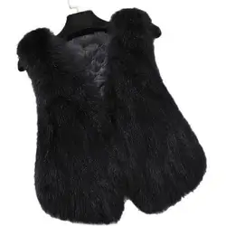 Lady Genuine Real Raccoon Fur Vest Gilet autunno inverno donna capispalla cappotti Short Kanjian Female Gilet